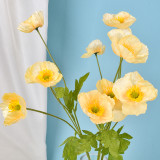 2021 Modern Home Decoration Artificial Silk Flowers Corn Poppy Flower For Wedding Decoration