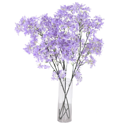 Best Selling Artificial Plant Wall Flower For Stage Decoration Wedding Interior Exquisite Lilac Artificial Realistic Flowers