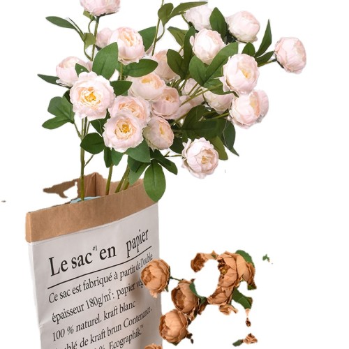 Six exquisite peony wedding simulation flower wedding hall road flower arrangement home furnishings photography props