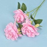 2021 Wedding Flower Wall Decorative Silk Artificial Gardenia Hot Sale Multicolor Artificial Gardenia Silk Flower