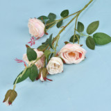 2021 Manufacturer Spot Wedding Decoration China Artificial Flowers Multicolor Simulated Big Rose