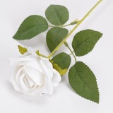 2021wholesale Wedding home decoration artificial flower bride holding flowers single acacia velvet rose