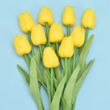 Factory Direct Sales Artificial Decorative Flowers Multicolor Flowers Decoration Simulated Tulip