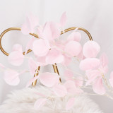 Eucalyptus wedding green plant decoration with artificial flower apple leaf branches