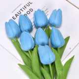 simulated plastic artificial decorative flowers plants decorative bulk potted manufacturers wholesale tulip