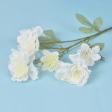 Popular in 2021 for wedding decoration, stage feel flowers, plastic Floating snow peony artificial realistic flowers