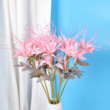 2021 new gold flowers artificial home decoration activities with simulation epiphyllum decoration