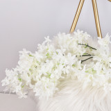 Simulated Wenxin Orchid wedding supplies wedding hall ceiling maple leaf silk flower road lead flower arrangement lilac