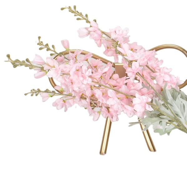 Simulation flower 2 forked delphinium wedding hall decoration display silk flower wholesale