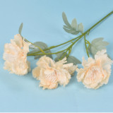 Popular in 2021 for wedding decoration, stage feel flowers, plastic Floating snow peony artificial realistic flowers