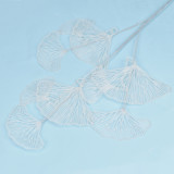 Artificial Plants Ginkgo Biloba Leaves Plants Plastic Simulation Leaves Office Home Wedding Diy Decoration