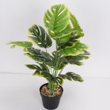 Simulation artificial green plant turtle leaf Nordic style creative simulation green plant potted ornaments decorative crafts