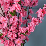 2021 Manufacturer Spot Simple Home Decoration Artificial Flowers In Bulk Simulated Peach Blossom