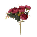 2021 Factory Direct Sales Cheap Wholesale Artificial Flowers Decorative 8 Colors Simulated Peony