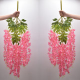 Wedding simulation decoration Wisteria living room Douban flower plastic rattan artificial flower factory