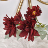 European style  plant peony home table decoration piece artificial bouquet of five-headed peony