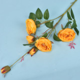 2021 Manufacturer Spot Wedding Decoration China Artificial Flowers Multicolor Simulated Big Rose