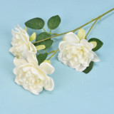2021 Wedding Flower Wall Decorative Silk Artificial Gardenia Hot Sale Multicolor Artificial Gardenia Silk Flower