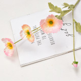 2021Manufacturer wholesale wedding silk flower materials props decoration banquet hotel decoration corn poppy