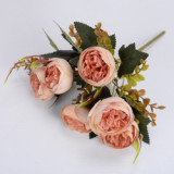 Emulation of peony bouquets European - type artificial flower bud core cross-border decorative home flower manufacturers wholesa