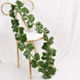 2021Simulation plants Boston ivy leaf grape leaves green leaves green plant often scrub cane rattan
