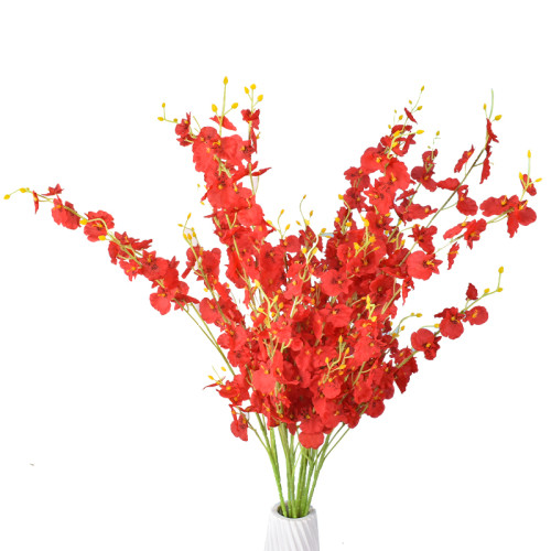 Direct Selling Home Decor Indoor Plastic Flowers for centerpieces decoration for wedding Artificial Flowers Orchid