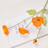 2021Manufacturer wholesale wedding silk flower materials props decoration banquet hotel decoration corn poppy