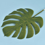 2021Artificial Leaves Tropical Monstera Leaves Palm Tree Leaf Plant DIY Decorations for Home Kitchen Wedding Party