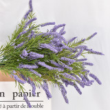 Emulation plants Nordic fanning lavender wholesale potted plastic bouquets plant home decor