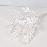Home decoration 5 Robinia pseudoacacia leaves artificial leaf bouquet factory wholesale