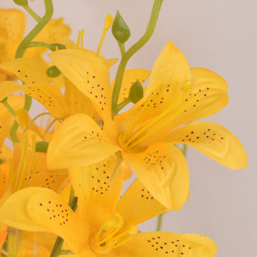 Simulation flower wedding decoration small Lily background layout guide flower arrangement silk flower