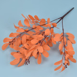 2021 Factory Supply Popular Fashion Wedding Home Diy Decoration Multicolor Simulated Jujube Leaves