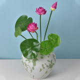 2021 Modern Home Interior Decoration Artificial Lotus Flowers Wedding Backdrop Artificial Flower Lotus