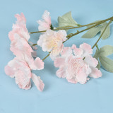 Popular in 2021 for wedding decoration, stage feel flowers, plastic Floating snow peony artificial realistic flowers