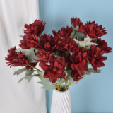 2021New Design Wholesale Artificial Wedding Decoration Flower Bouquet Multicolor Simulated Chinese Herbaceous Peony