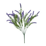 Wholesale Delicate Artificial Flowers Bouquet Decoration Lavender Purple Home Interior Plastic Flowers