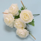Manufacturers Supply Real Touch Flowers Artificial Peony  Silk Flower Decoration Beautiful Peony Flowers Artificial Wholesale