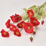 2021Manufacturer wholesale wedding silk flower materials props decoration banquet hotel decoration corn poppy