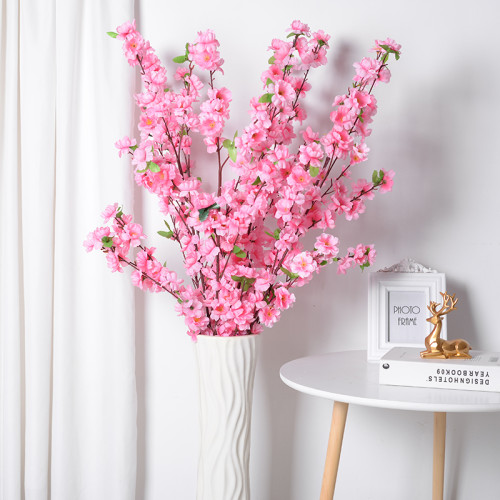 Simulation of peach blossom branches, plum blossom branches, dried flowers and plastic decorative flowers
