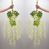 Wedding simulation decoration Wisteria living room Douban flower plastic rattan artificial flower factory