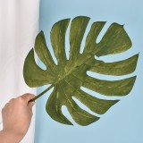 2021Artificial Leaves Tropical Monstera Leaves Palm Tree Leaf Plant DIY Decorations for Home Kitchen Wedding Party