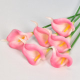 Simulation PU mini calla calla small sea taro artificial flower home decoration flower arrangement 8 a bunch of wedding