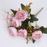 Emulation of peony bouquets European - type artificial flower bud core cross-border decorative home flower manufacturers wholesa