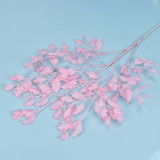 2021 High Quality Wedding Decoration Photography Props  Simulation Star Leaf Grass Artificial Plant Oak Leaves