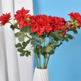 2021 Factory Whosale Molticolor Flower Home Decoration Artificial Flower Simulated Dahlia