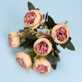 2021 Factory Direct Sales Cheap Wholesale Artificial Flowers Decorative 8 Colors Simulated Peony