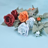 2021Flower wedding hall soft decoration and flower protection manufacturers wholesale simulated 3 Dream roses