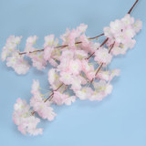 Artificial Sakura Cherry Blossom Branch Centerpiece Cherry Blossoms Decorative Tree Branches For Sale
