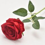 Artificial Flowers Suppliers 2021 High Quality Simulation Artificial Plants Simulated  For Home Decoration Flannel rose