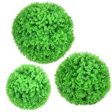 factory wholesale simulation grass ball milan grass ball eucalyptus plant plastic grass mall ceiling decoration